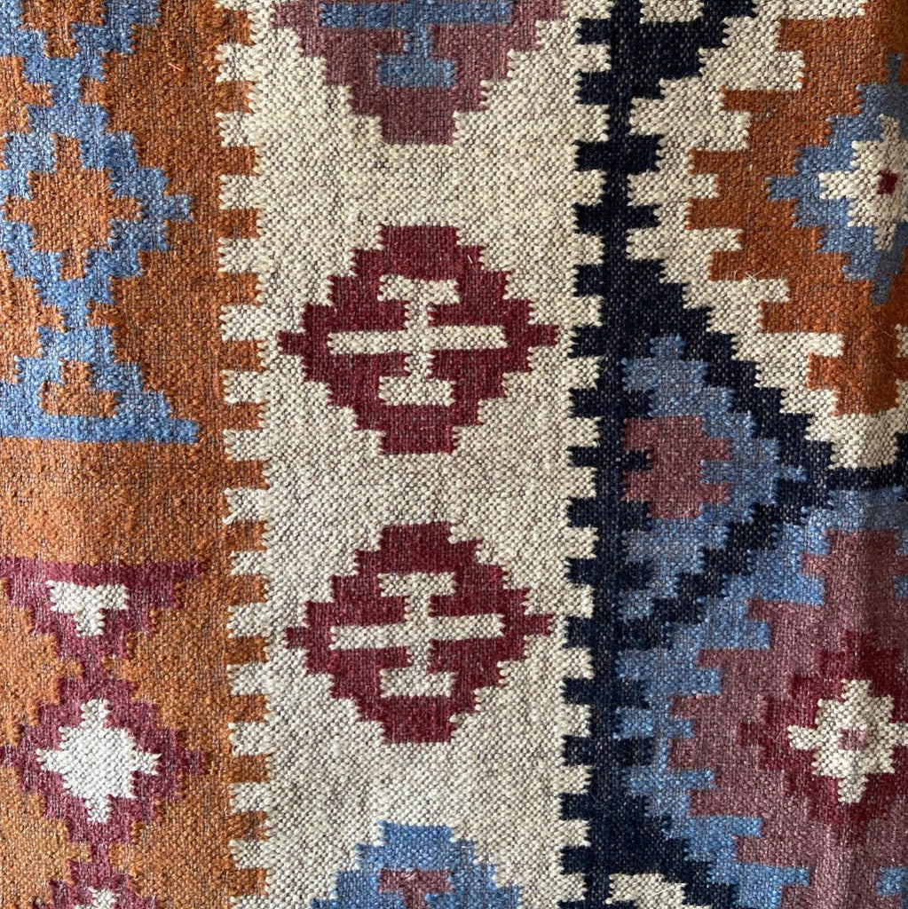 Jute and Wool Kilim Rug - RhoolRugKilimJute and Wool Kilim Rug