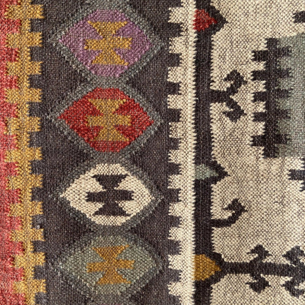 Jute and Wool Kilim Rug - RhoolRugKilimJute and Wool Kilim Rug