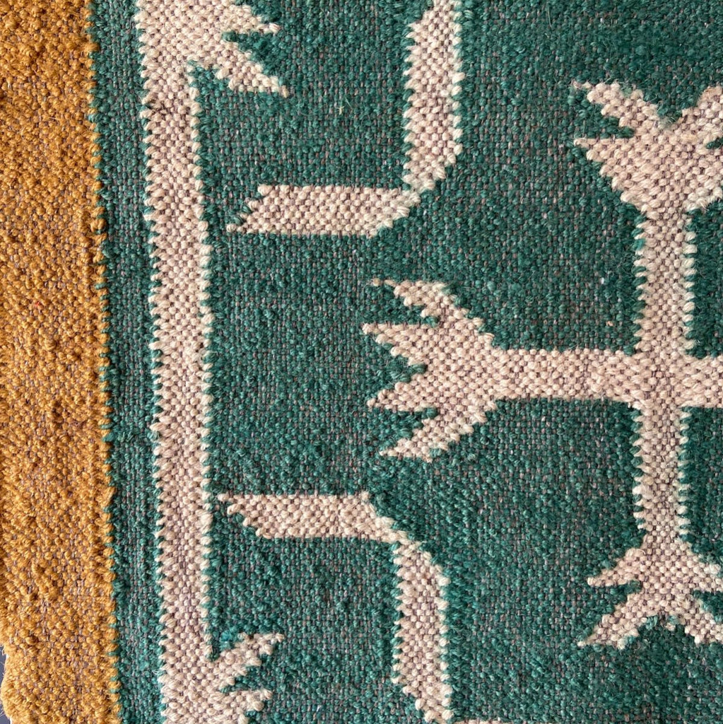 Jute and Wool Kilim Rug - RhoolRugKilimJute and Wool Kilim Rug