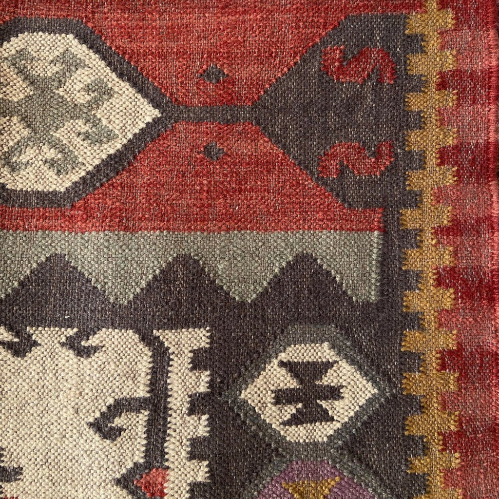 Jute and Wool Kilim Rug - RhoolRugKilimJute and Wool Kilim Rug