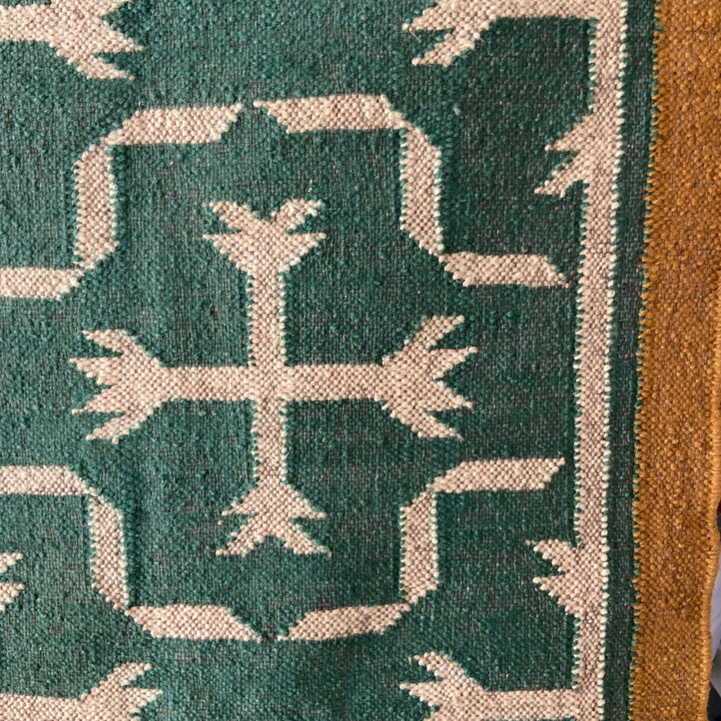 Jute and Wool Kilim Rug - RhoolRugKilimJute and Wool Kilim Rug