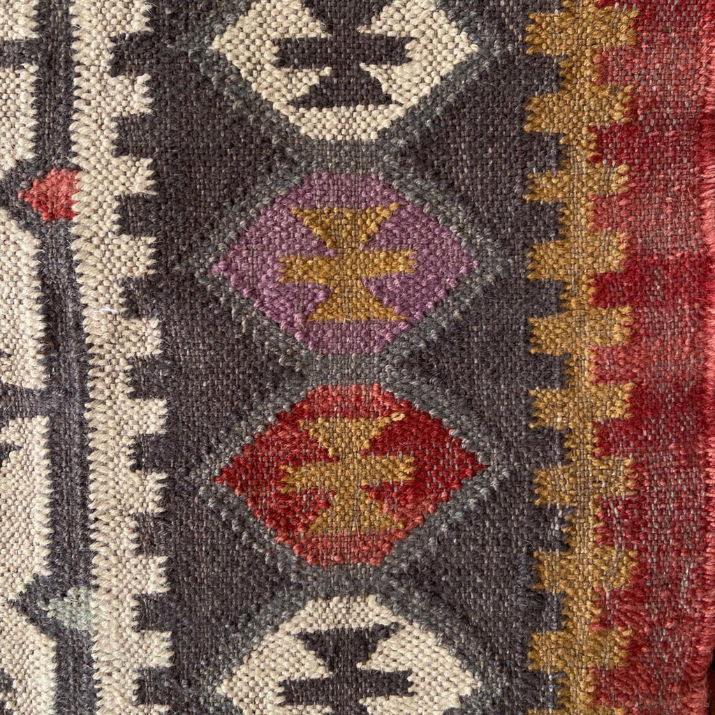 Jute and Wool Kilim Rug - RhoolRugKilimJute and Wool Kilim Rug