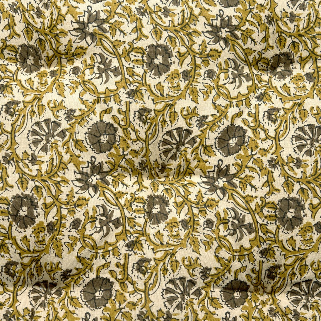 Madam Stoltz - Bench Cushion - Beige, khaki, dusty green - 125cm x 45cm - RhoolMattressMadam StoltzMadam Stoltz - Bench Cushion - Beige, khaki, dusty green - 125cm x 45cm