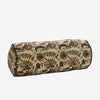 Madam Stoltz - Bolster Cushion - Off white, green, chestnut, mustard - RhoolCushionMadam StoltzMadam Stoltz - Bolster Cushion - Off white, green, chestnut, mustard