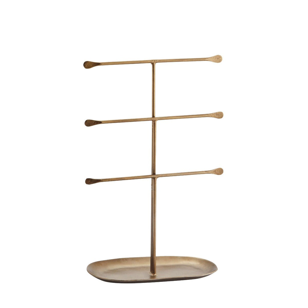 Madam Stoltz Brass Coloured Jewellery Stand - RhoolJewelryMadam StoltzMadam Stoltz Brass Coloured Jewellery Stand