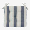 Madam Stoltz - Chair Seat Cushion Pad - Blue, white, grey - RhoolChair & Sofa CushionsMadam StoltzMadam Stoltz - Chair Seat Cushion Pad - Blue, white, grey