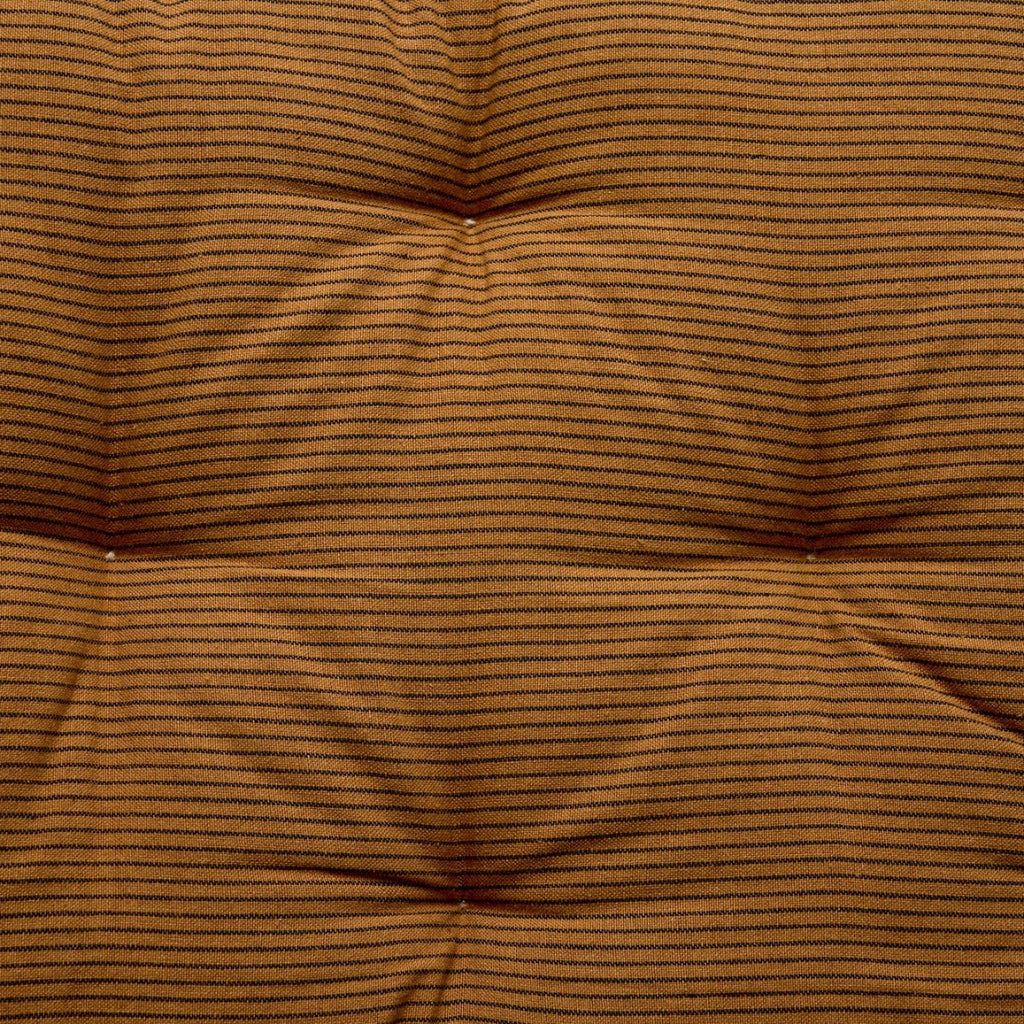 Madam Stoltz - Cotton Bench Cushion - Brown and Black Stripe - 125cm x 45cm - RhoolMattressMadam StoltzMadam Stoltz - Cotton Bench Cushion - Brown and Black Stripe - 125cm x 45cm