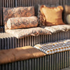 Madam Stoltz - Cotton Bench Cushion - Brown and Black Stripe - 125cm x 45cm - RhoolMattressMadam StoltzMadam Stoltz - Cotton Bench Cushion - Brown and Black Stripe - 125cm x 45cm