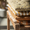 Madam Stoltz - Cotton Bench Cushion - Brown and Black Stripe - 125cm x 45cm - RhoolMattressMadam StoltzMadam Stoltz - Cotton Bench Cushion - Brown and Black Stripe - 125cm x 45cm