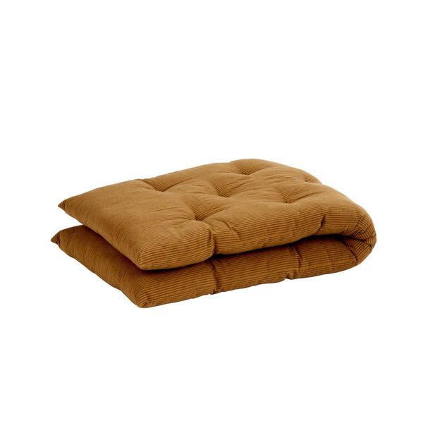 Madam Stoltz - Cotton Bench Cushion - Brown and Black Stripe - 125cm x 45cm - RhoolMattressMadam StoltzMadam Stoltz - Cotton Bench Cushion - Brown and Black Stripe - 125cm x 45cm