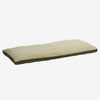 Madam Stoltz - Cotton Bench Cushion - Dusty green, sand - 140cm x 60cm - RhoolMattressMadam StoltzMadam Stoltz - Cotton Bench Cushion - Dusty green, sand - 140cm x 60cm