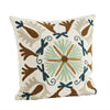 Madam Stoltz Embroidered Suzani Cushion Cover - Green - RhoolCushionMadam StoltzMadam Stoltz Embroidered Suzani Cushion Cover - Green