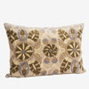 Madam Stoltz Embroidered Suzani Rectangular Cushion Cover - Green/Blue - RhoolCushionMadam StoltzMadam Stoltz Embroidered Suzani Rectangular Cushion Cover - Green/Blue
