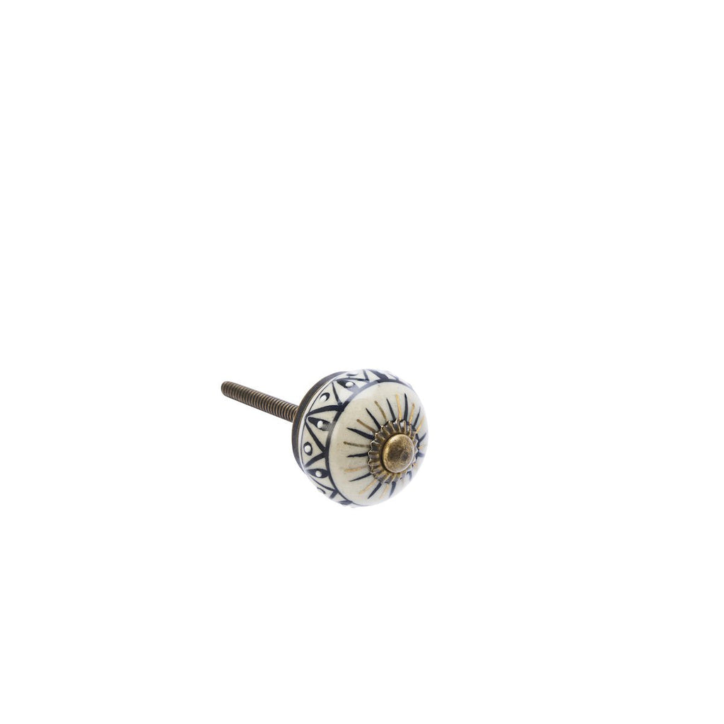 Madam Stoltz Hand Painted Cabinet Knob - RhoolDrawer KnobMadam StoltzMadam Stoltz Hand Painted Cabinet Knob