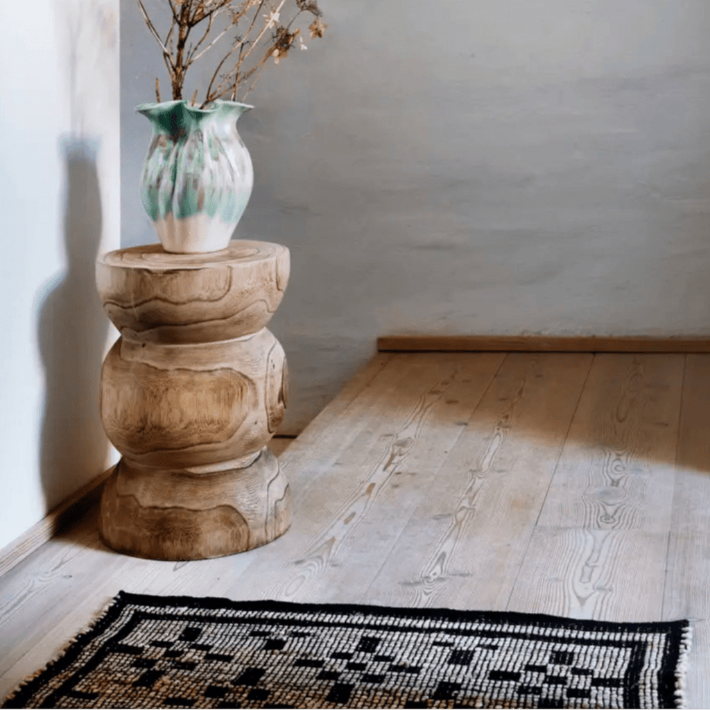 Madam Stoltz Jute Runner - Black/Natural - RhoolRugMadam StoltzMadam Stoltz Jute Runner - Black/Natural