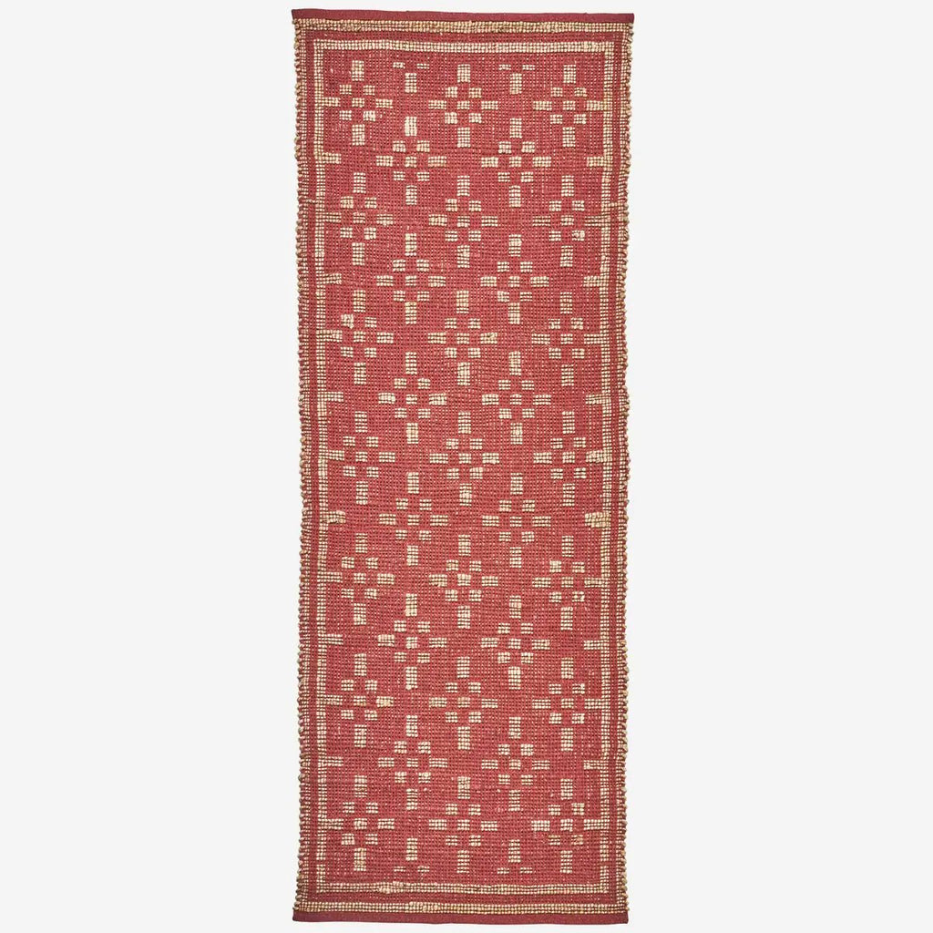 Madam Stoltz Jute Runner - Rust/Natural - RhoolRugMadam StoltzMadam Stoltz Jute Runner - Rust/Natural
