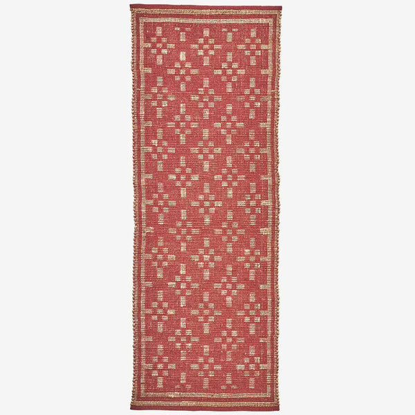 Madam Stoltz Jute Runner - Rust/Natural - RhoolRugMadam StoltzMadam Stoltz Jute Runner - Rust/Natural