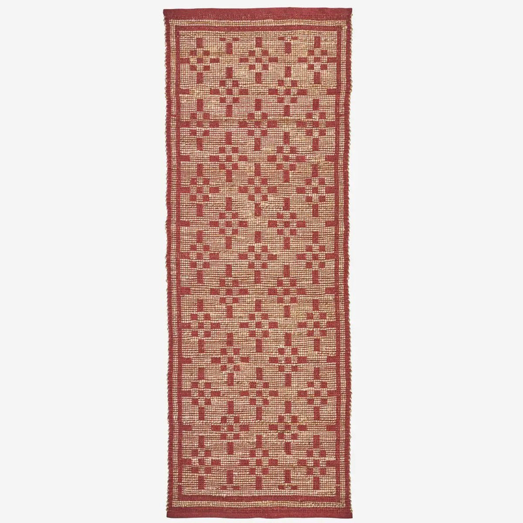 Madam Stoltz Jute Runner - Rust/Natural - RhoolRugMadam StoltzMadam Stoltz Jute Runner - Rust/Natural