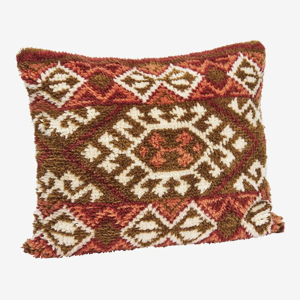 Madam Stoltz Large Woven Wool Cushion Cover - Warm - RhoolCushionMadam StoltzMadam Stoltz Large Woven Wool Cushion Cover - Warm
