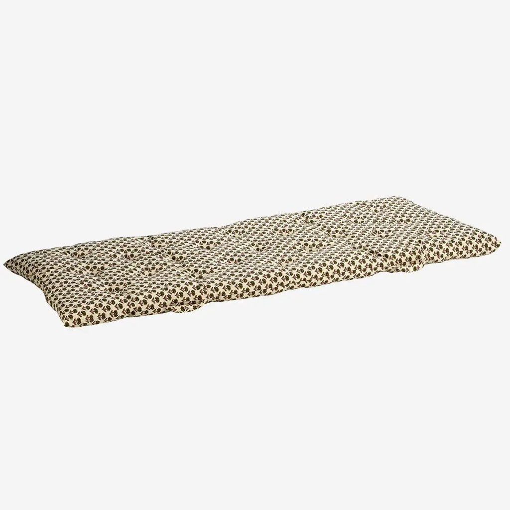 Madam Stoltz Lounging Mattress/Sofa Topper - Off white, green, burgundy - 70cm x 180cm - RhoolMattressMadam StoltzMadam Stoltz Lounging Mattress/Sofa Topper - Off white, green, burgundy - 70cm x 180cm