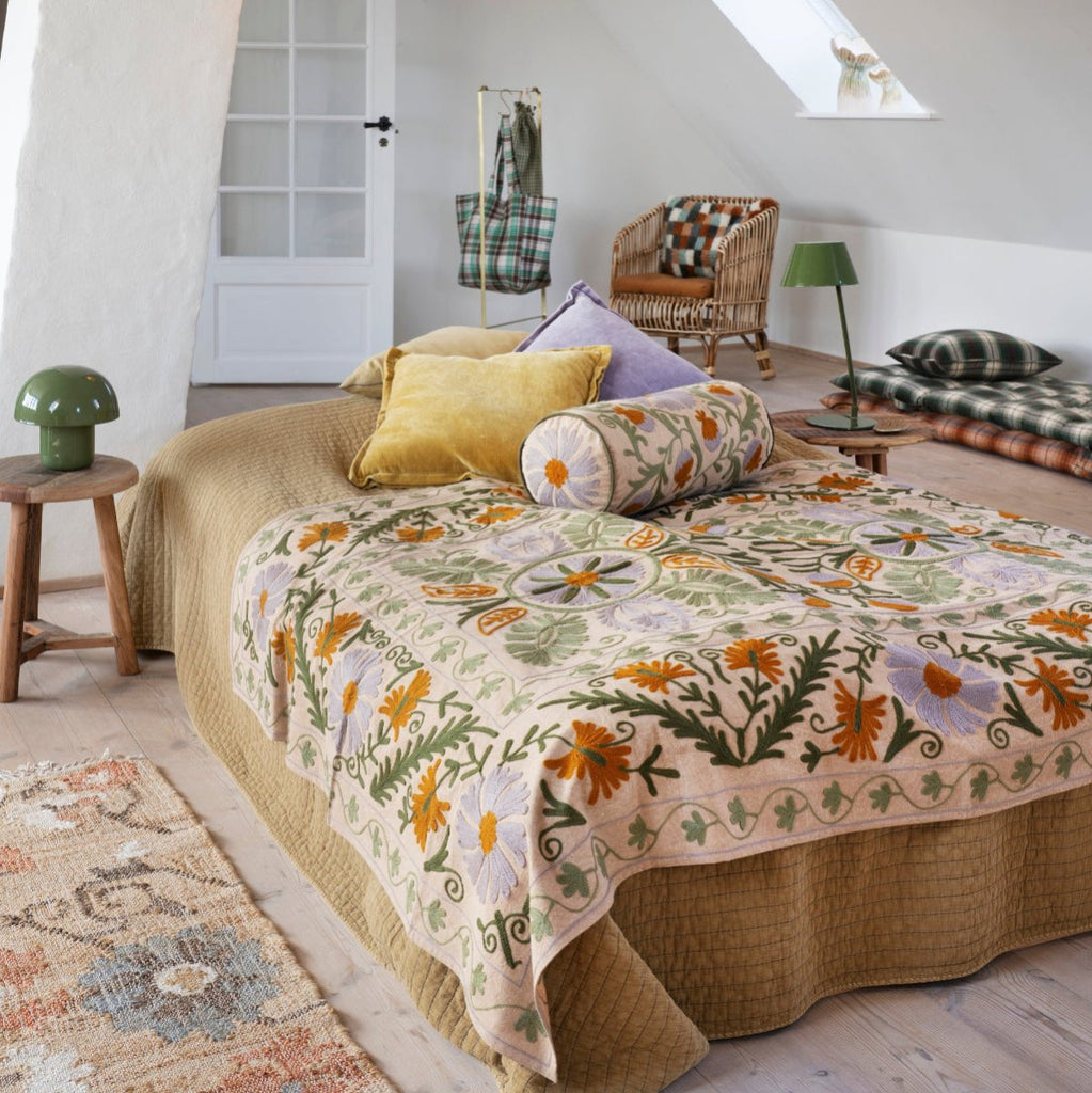 Madam Stoltz - Lounging Mattress/Sofa Topper - Orange Check - 70cm x 180cm - RhoolMattressMadam StoltzMadam Stoltz - Lounging Mattress/Sofa Topper - Orange Check - 70cm x 180cm