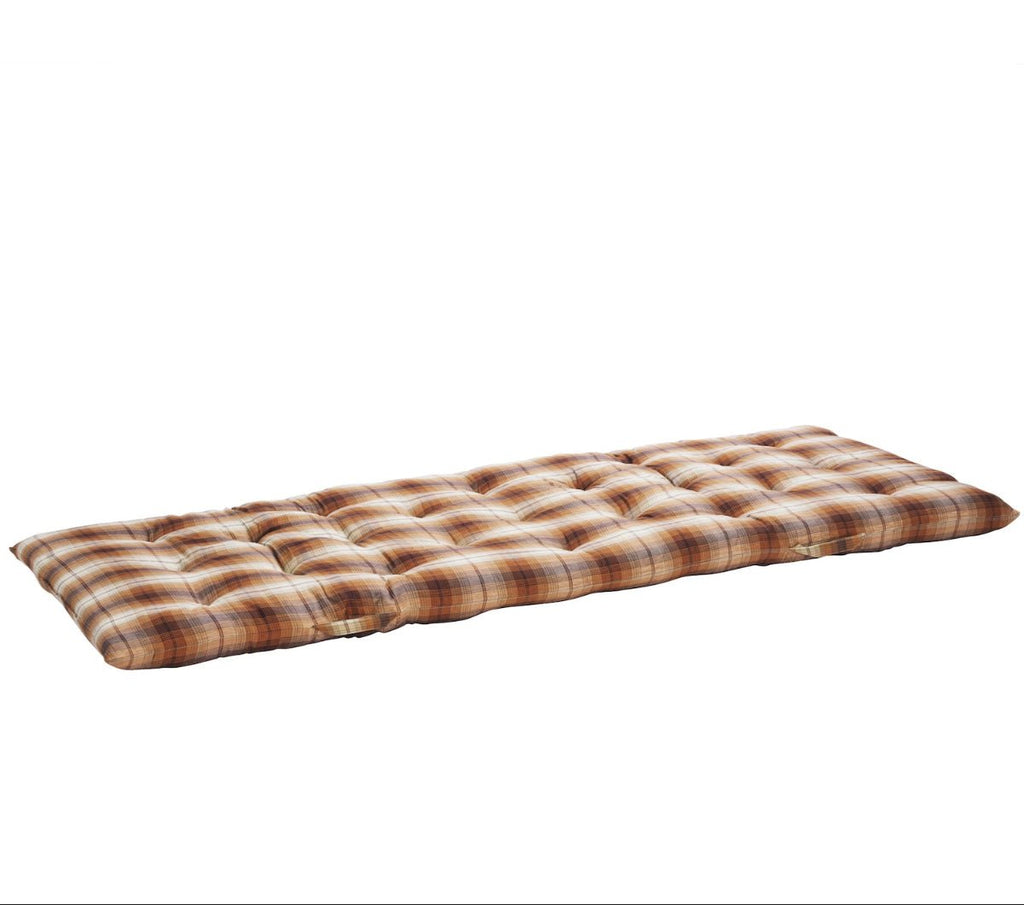 Madam Stoltz - Lounging Mattress/Sofa Topper - Orange Check - 70cm x 180cm - RhoolMattressMadam StoltzMadam Stoltz - Lounging Mattress/Sofa Topper - Orange Check - 70cm x 180cm