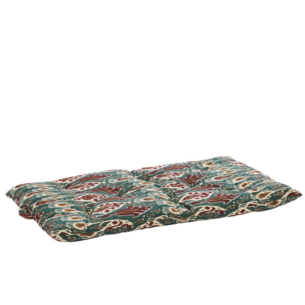 Madam Stoltz - Mattress/Chair Cushion - Green Ikat - 100cm x 60cm - RhoolMattress/CushionMadam StoltzMadam Stoltz - Mattress/Chair Cushion - Green Ikat - 100cm x 60cm