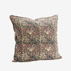 Madam Stoltz Patterned Cotton Cushion Cover - Grey and Raspberry - RhoolCushionMadam StoltzMadam Stoltz Patterned Cotton Cushion Cover - Grey and Raspberry