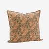 Madam Stoltz Patterned Cotton Cushion Cover - Peach, sea green, brown, sand - RhoolCushionMadam StoltzMadam Stoltz Patterned Cotton Cushion Cover - Peach, sea green, brown, sand