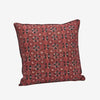 Madam Stoltz Patterned Cotton Cushion Cover - Syrah, black, charcoal, beige - RhoolCushionMadam StoltzMadam Stoltz Patterned Cotton Cushion Cover - Syrah, black, charcoal, beige