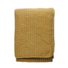 Madam Stoltz Quilted Cotton BedCover - Mustard Gold - RhoolQuiltMadam StoltzMadam Stoltz Quilted Cotton BedCover - Mustard Gold