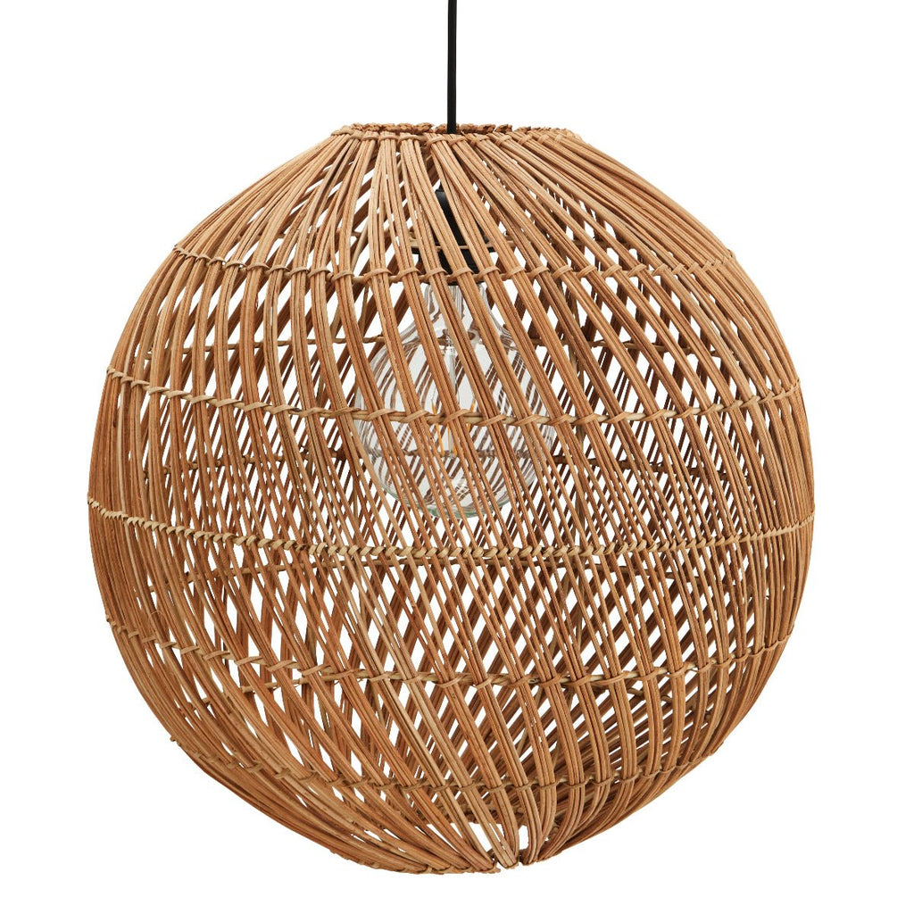 Madam Stoltz Rattan Pendant Light Globe - RhoolPendant LightMadam StoltzMadam Stoltz Rattan Pendant Light Globe