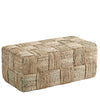 Madam Stoltz Rectangular Jute Ottoman - RhoolPoufMadam StoltzMadam Stoltz Rectangular Jute Ottoman