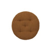 Madam Stoltz - Round Chair Seat Cushion Pad - Brown and Black Stripe - RhoolChair & Sofa CushionsMadam StoltzMadam Stoltz - Round Chair Seat Cushion Pad - Brown and Black Stripe