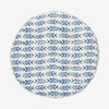 Madam Stoltz - Round Chair Seat Cushion Pad - Off white, blue - RhoolChair & Sofa CushionsMadam StoltzMadam Stoltz - Round Chair Seat Cushion Pad - Off white, blue