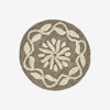 Madam Stoltz Round Tufted Bath Mat - Taupe - RhoolBath MattMadam StoltzMadam Stoltz Round Tufted Bath Mat - Taupe