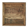 Madam Stoltz Rustic Recycled Wooden Square Tray - RhoolTrayMadam StoltzMadam Stoltz Rustic Recycled Wooden Square Tray