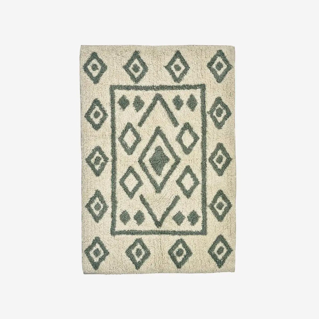 Madam Stoltz Tufted Bath Mat - Dusty Blue - RhoolBath MattMadam StoltzMadam Stoltz Tufted Bath Mat - Dusty Blue