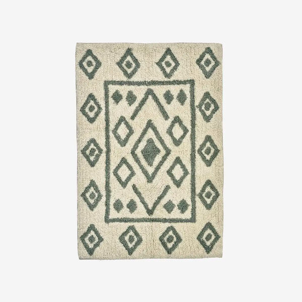 Madam Stoltz Tufted Bath Mat - Dusty Blue - RhoolBath MattMadam StoltzMadam Stoltz Tufted Bath Mat - Dusty Blue