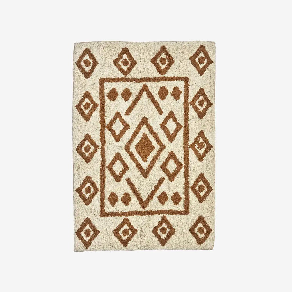 Madam Stoltz Tufted Bath Mat - Mustard - RhoolBath MattMadam StoltzMadam Stoltz Tufted Bath Mat - Mustard