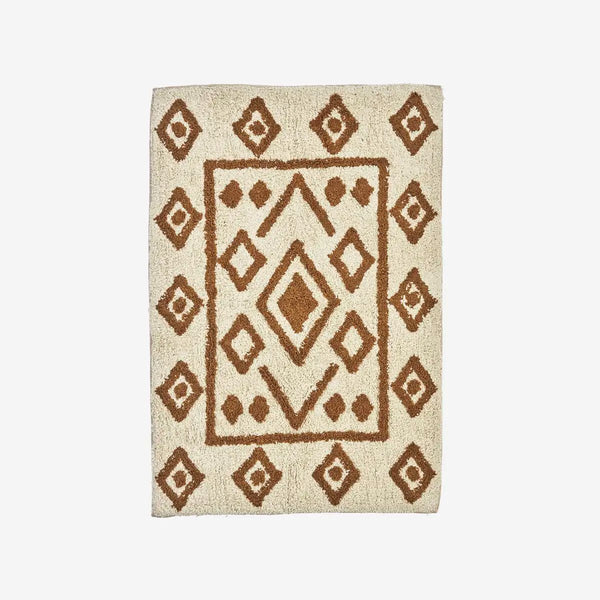 Madam Stoltz Tufted Bath Mat - Mustard - RhoolBath MattMadam StoltzMadam Stoltz Tufted Bath Mat - Mustard