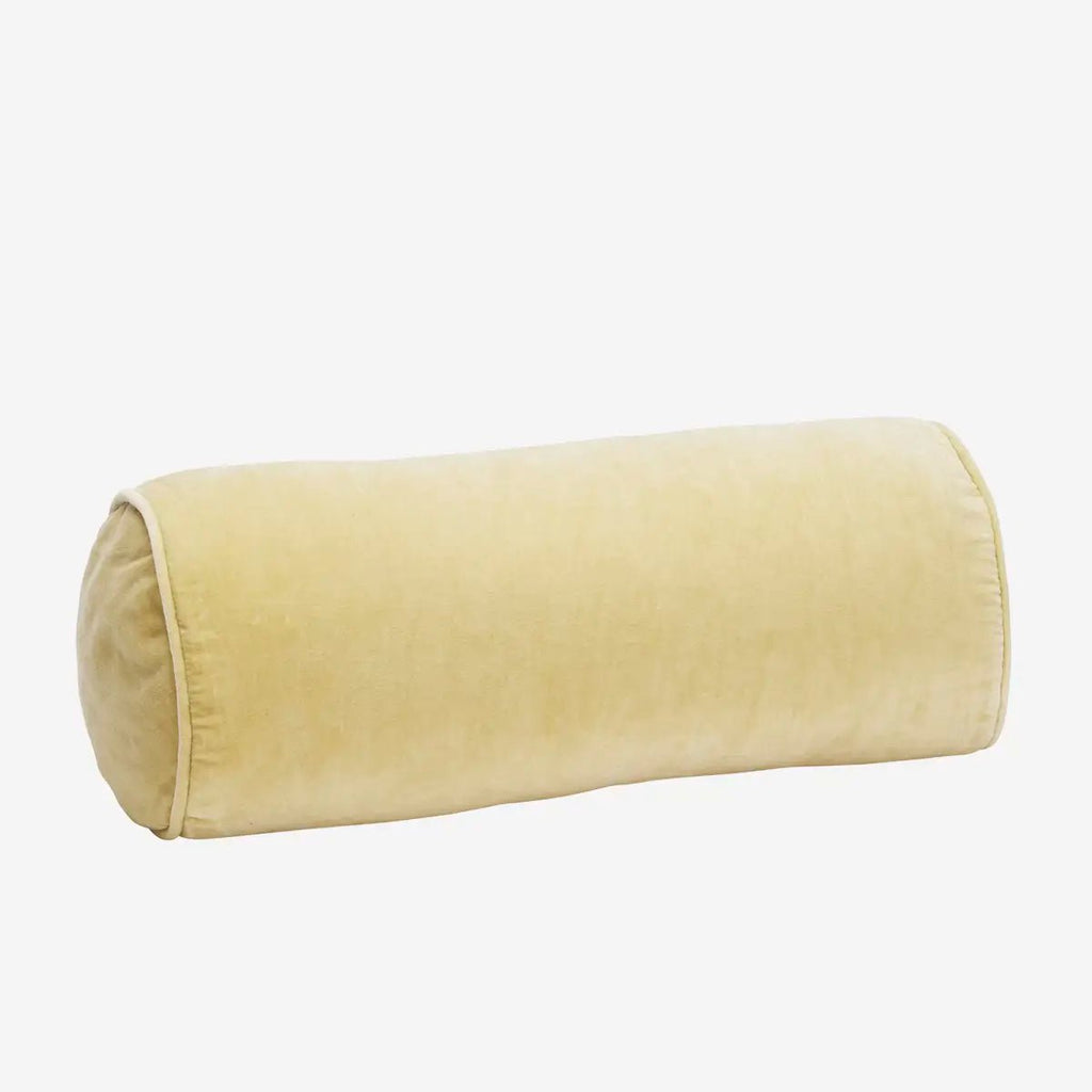 Madam Stoltz - Velvet Bolster Cushion - Honey - RhoolCushionMadam StoltzMadam Stoltz - Velvet Bolster Cushion - Honey
