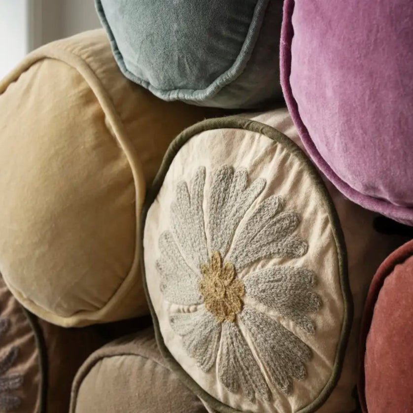 Madam Stoltz - Velvet Bolster Cushion - Honey - RhoolCushionMadam StoltzMadam Stoltz - Velvet Bolster Cushion - Honey
