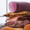 Madam Stoltz - Velvet Bolster Cushion - Lilac - RhoolCushionMadam StoltzMadam Stoltz - Velvet Bolster Cushion - Lilac