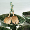 Madam Stoltz Wooden Food Servers - Green - RhoolSalad ServersMadam StoltzMadam Stoltz Wooden Food Servers - Green