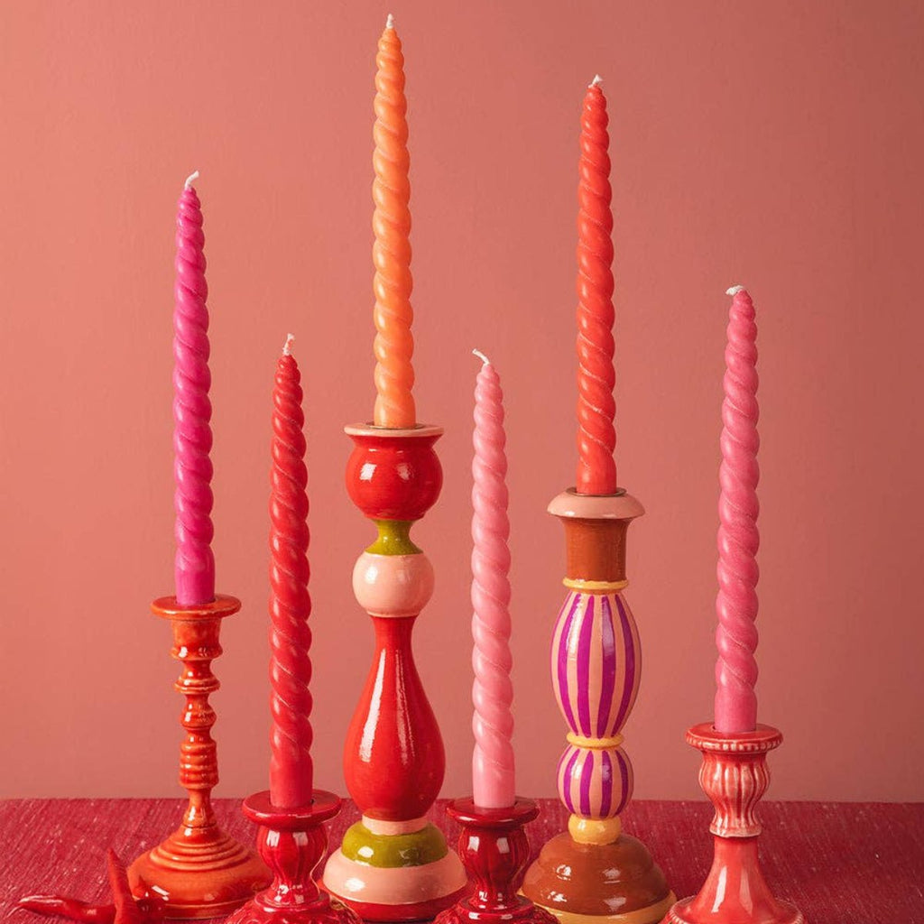 Mixed Set Twisted Candle - Sunrise - RhoolCandlesIan SnowMixed Set Twisted Candle - Sunrise