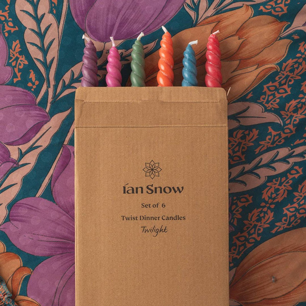 Mixed Set Twisted Candle - Twilight - RhoolCandlesIan SnowMixed Set Twisted Candle - Twilight
