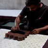 Paper Mirchi Block Printed Photo Frame - Lattice Buttercream - RhoolPhoto FramePaper MirchiPaper Mirchi Block Printed Photo Frame - Lattice Buttercream