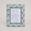 Paper Mirchi Block Printed Photo Frame - Trellis Indigo - RhoolPhoto FramePaper MirchiPaper Mirchi Block Printed Photo Frame - Trellis Indigo