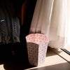 Paper Mirchi Block Printed Waste Paper Basket - Ditsy Floral Blush - RhoolWaste Paper BasketPaper MirchiPaper Mirchi Block Printed Waste Paper Basket - Ditsy Floral Blush